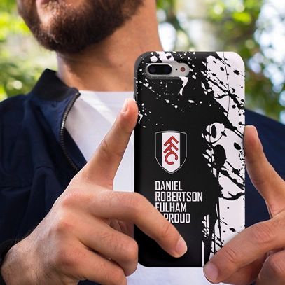 Fulham F.C Personalised Hard Back Phone Cover LOVE 